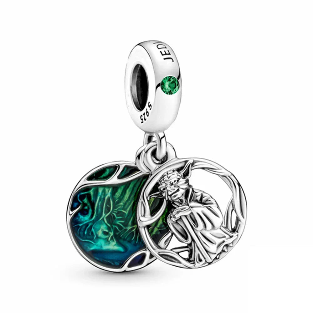 Disney Pandora Jewellery Elsa Mermaid Princess Dress Charm – 925 Sterling Silver Bead for Bracelets - Carlislecarat