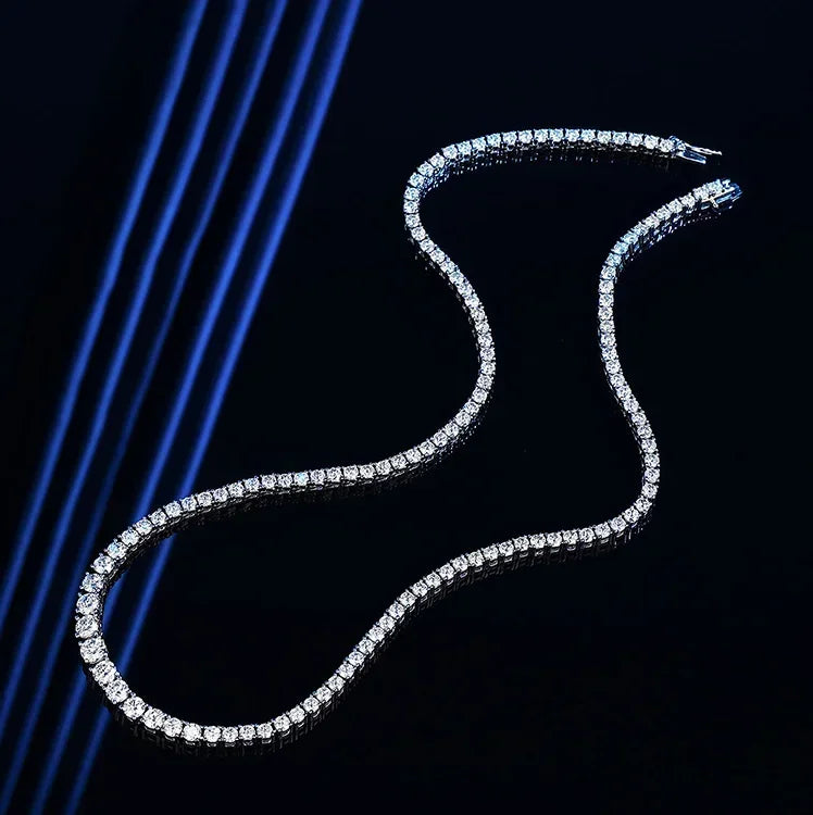 Celestia Spark Tennis Necklace - Carlislecarat