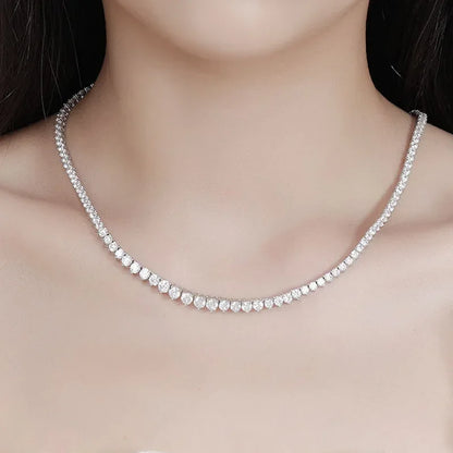 Celestia Spark Tennis Necklace - Carlislecarat
