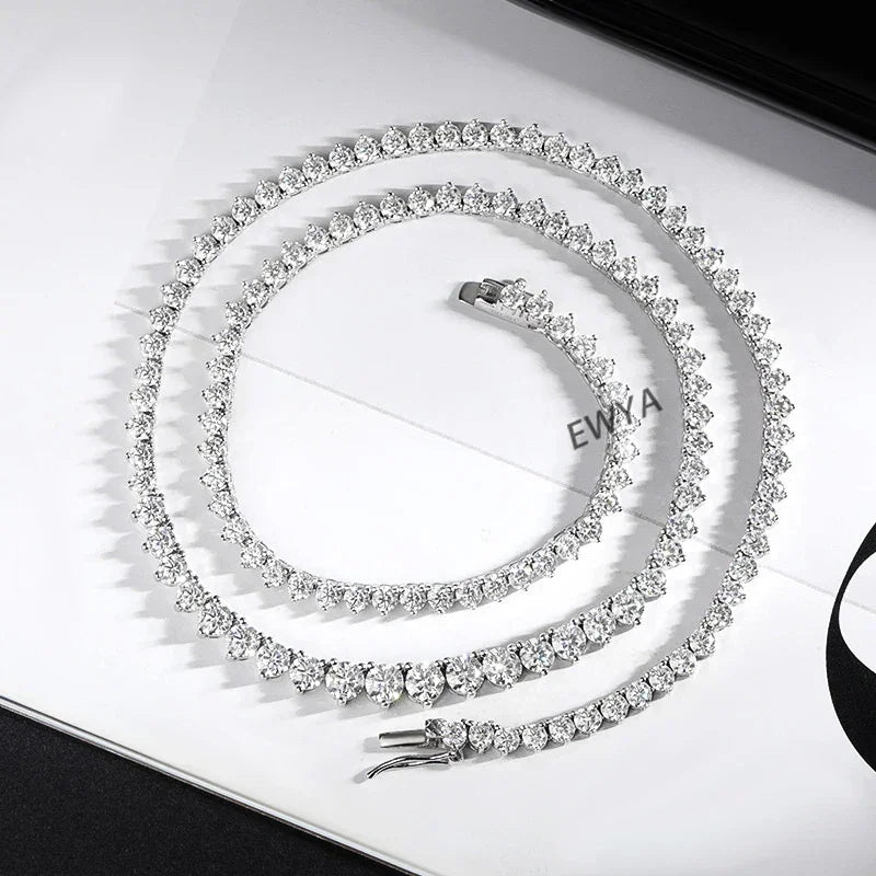 Celestia Spark Tennis Necklace - Carlislecarat