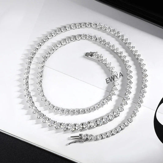 Celestia Spark Tennis Necklace - Carlislecarat