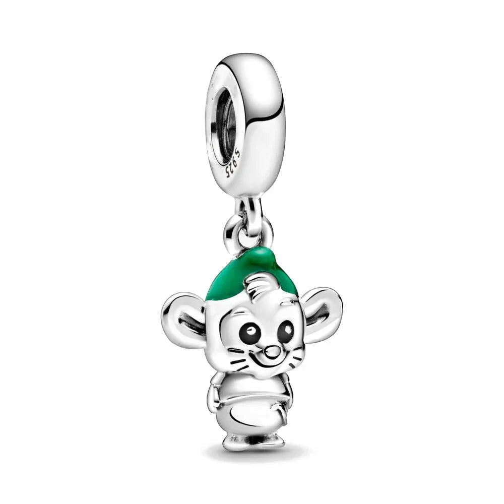 Disney Pandora Jewellery Elsa Mermaid Princess Dress Charm – 925 Sterling Silver Bead for Bracelets - Carlislecarat
