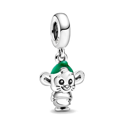 Disney Pandora Jewellery Elsa Mermaid Princess Dress Charm – 925 Sterling Silver Bead for Bracelets - Carlislecarat