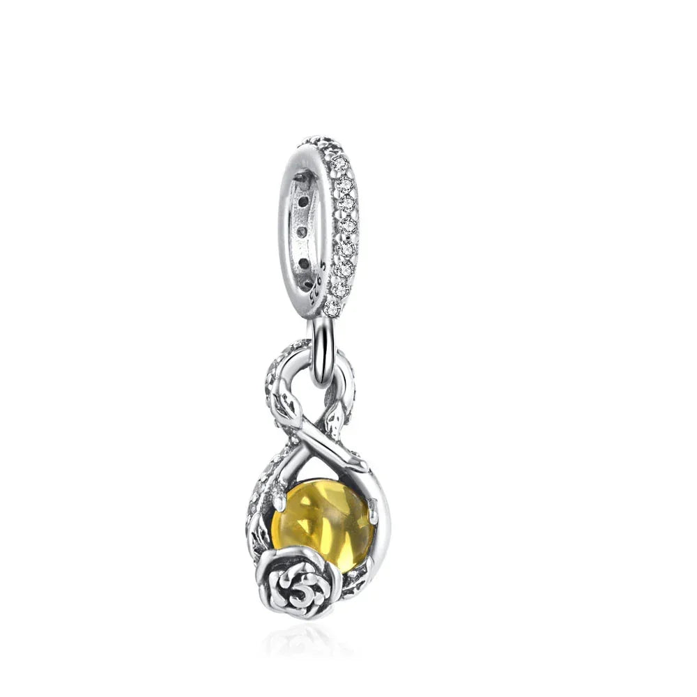 Disney Pandora Jewellery Elsa Mermaid Princess Dress Charm – 925 Sterling Silver Bead for Bracelets - Carlislecarat