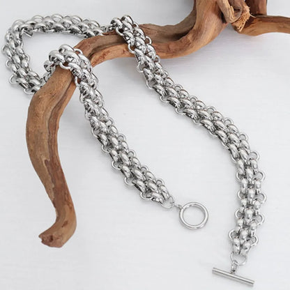 Gold Necklace and Bracelet Set – Elegant 18K Gold Chain Link Jewelry - Carlislecarat